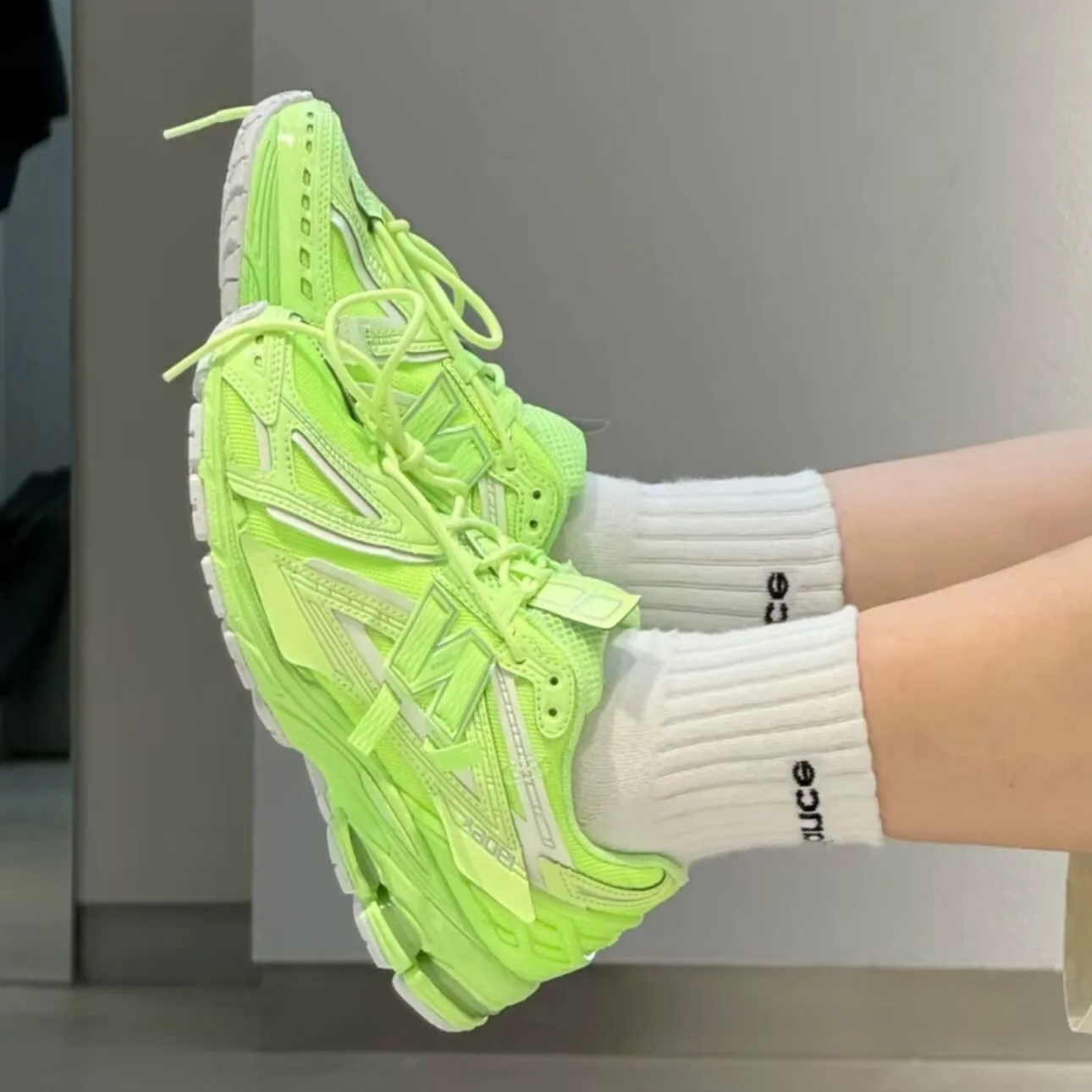 New Balance 1906A Neon Green Mint Flash - Image 2