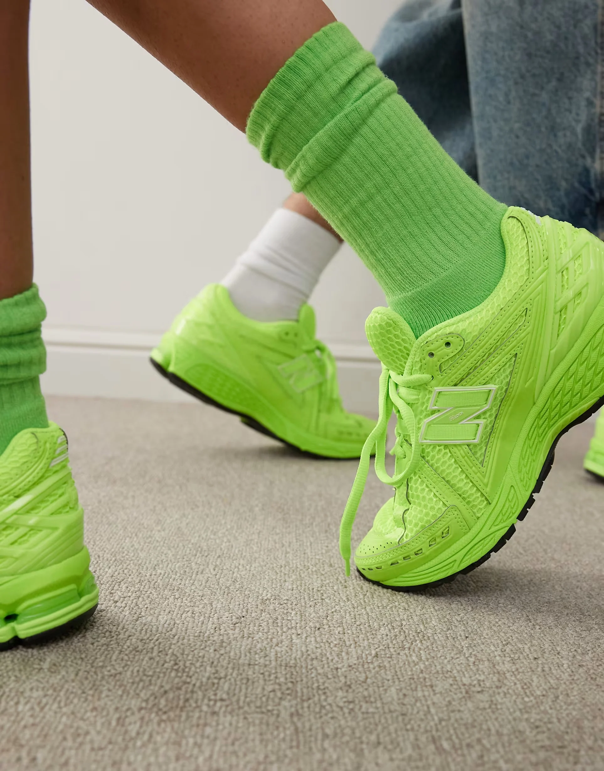 New Balance 1906R ASOS Exclusive Neon Green - Image 4
