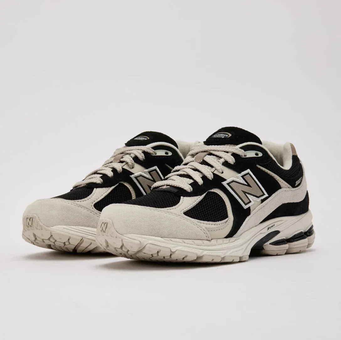New Balance 2002R Black Beige Tan - Image 2
