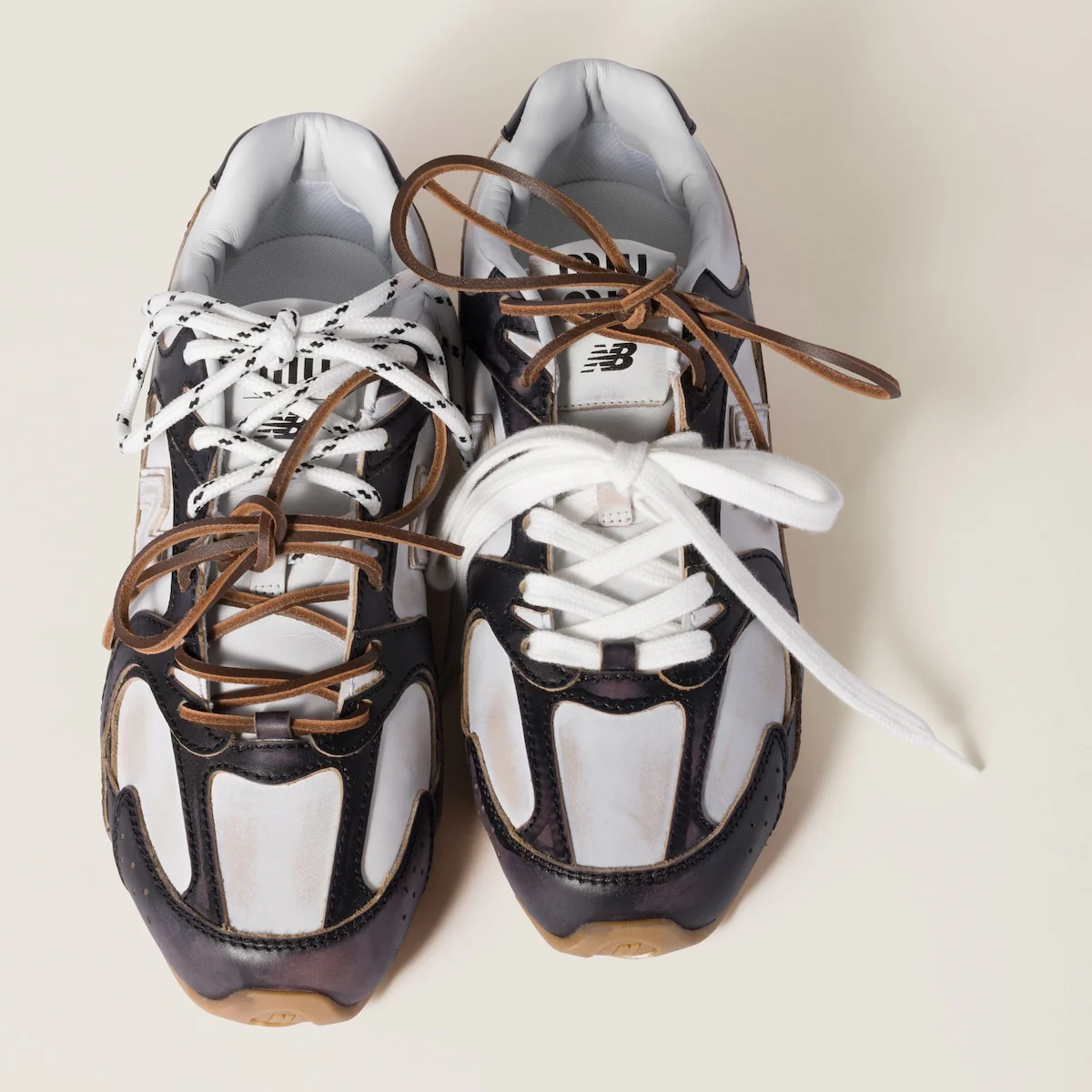 New Balance 530 SL Deco Miu Miu Black White - Image 4