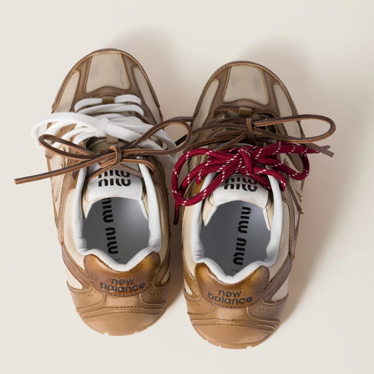 New Balance 530 SL Deco Miu Miu Cinnamon Travertine Grey - Image 4