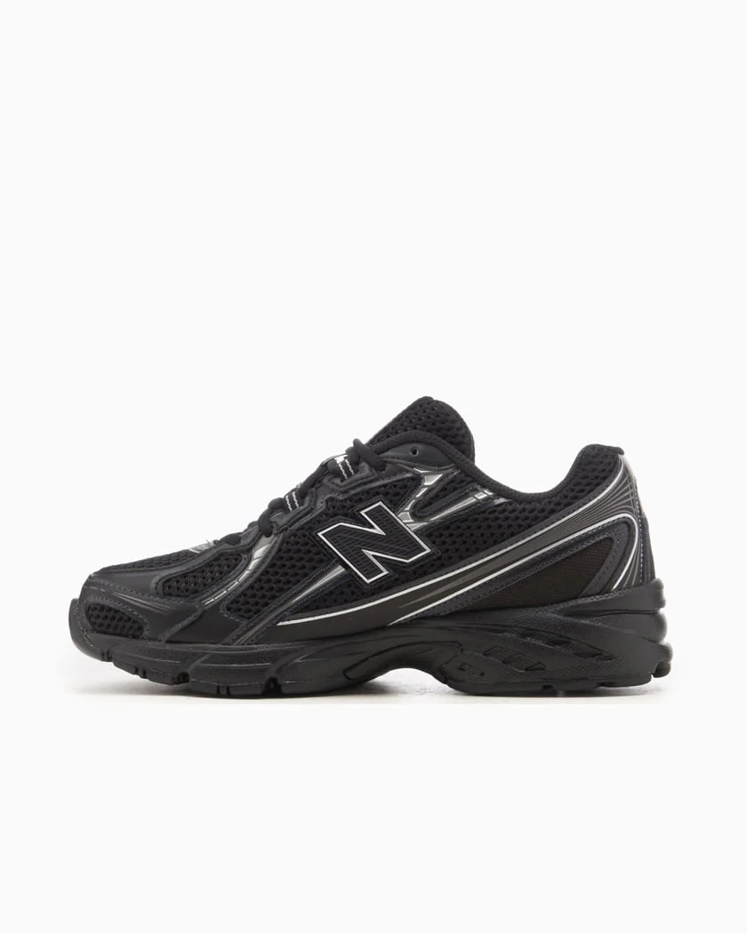 New Balance 740v2 Black Grey Silver - Image 5