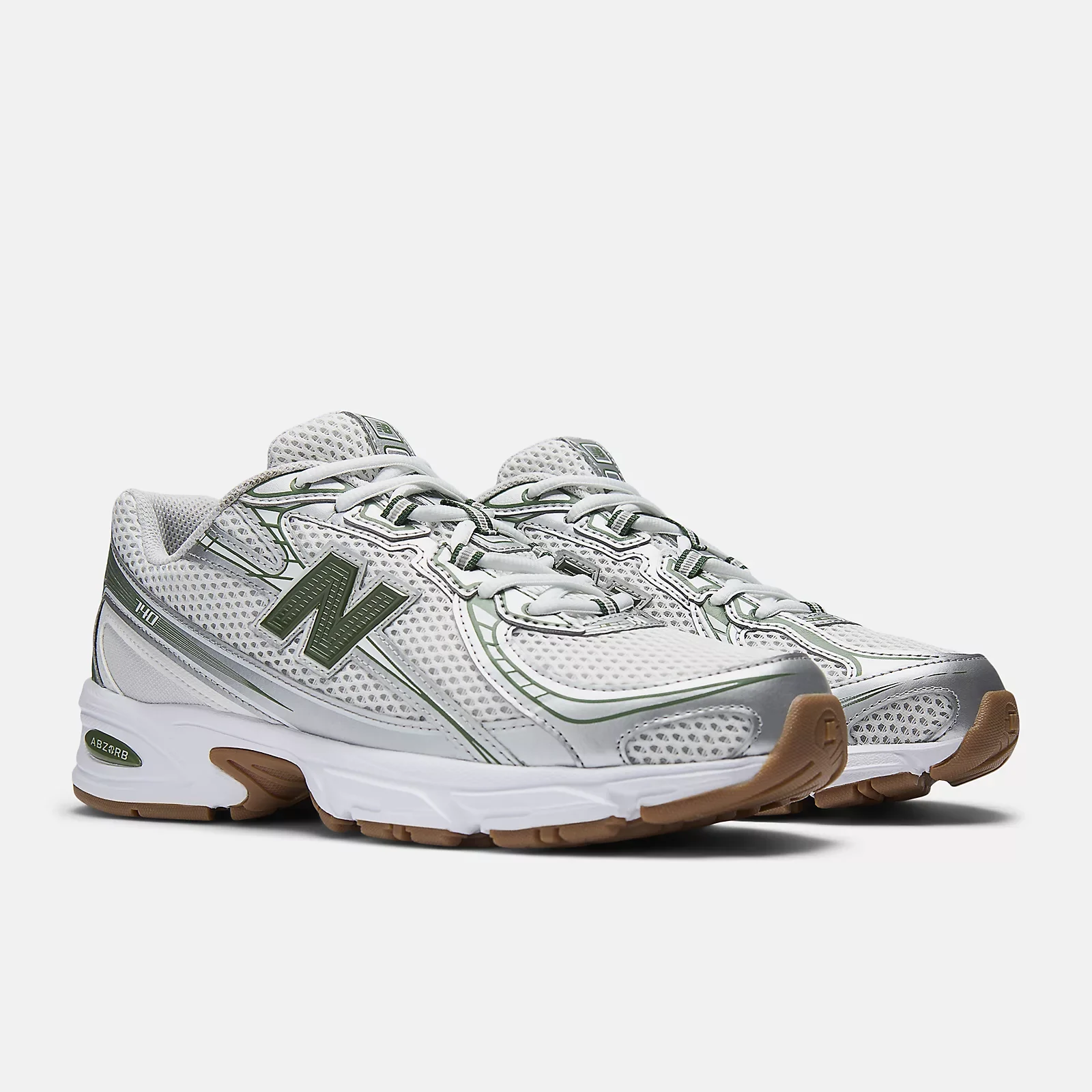 New Balance 740v2 Grey Matter Dark Alpine Green - Image 2