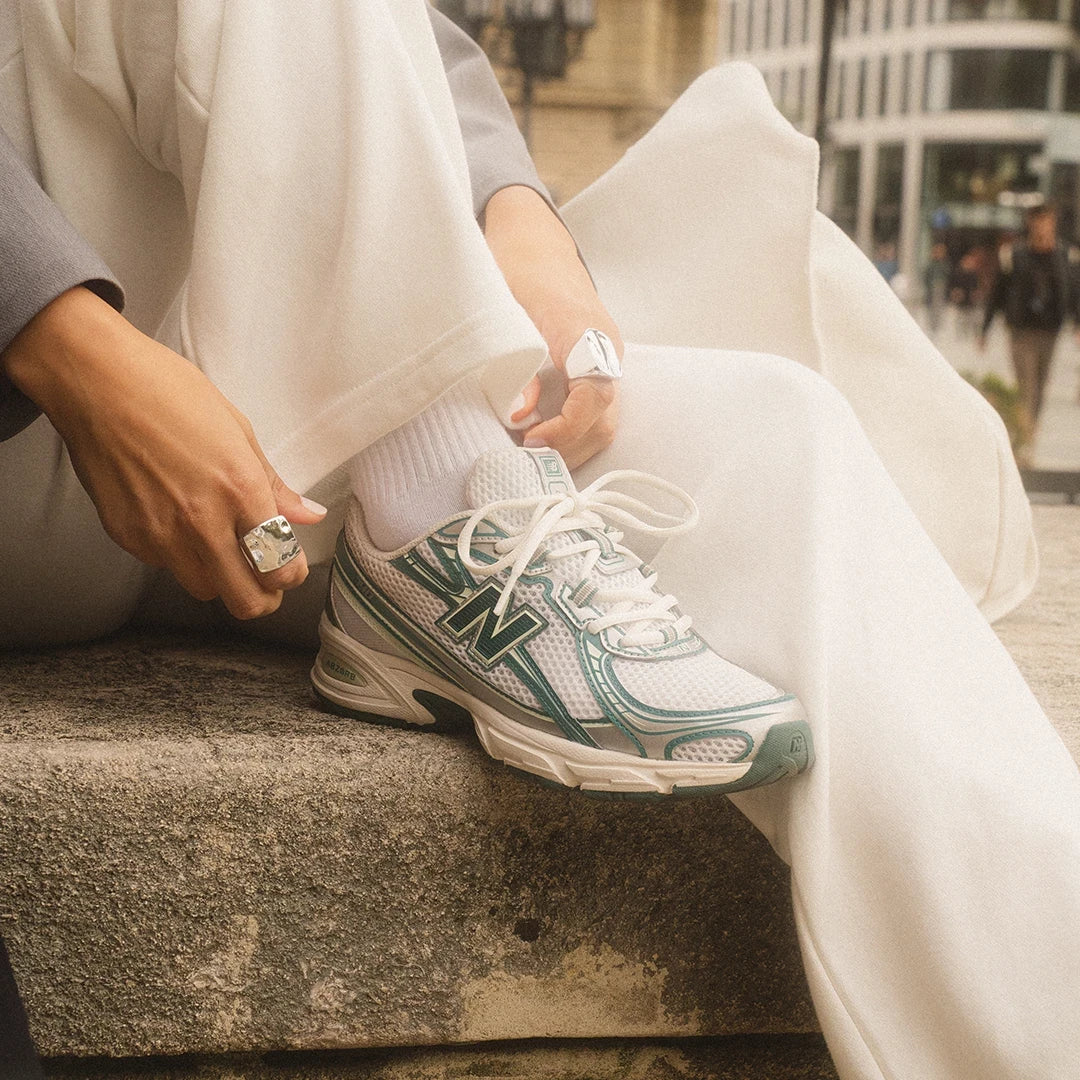 New Balance 740v2 White Marsh Green - Image 2