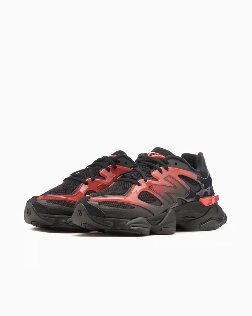 New Balance 9060 Black Red Gradient - Image 2