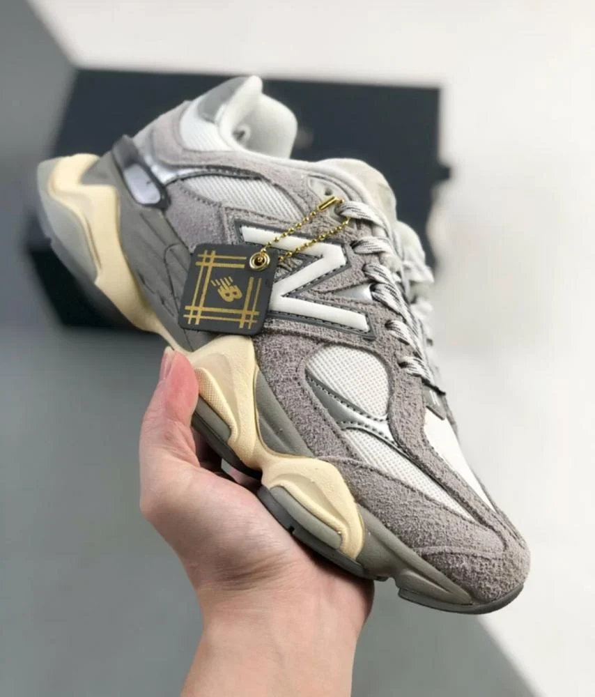 New Balance 9060 Light Grey White - Image 2
