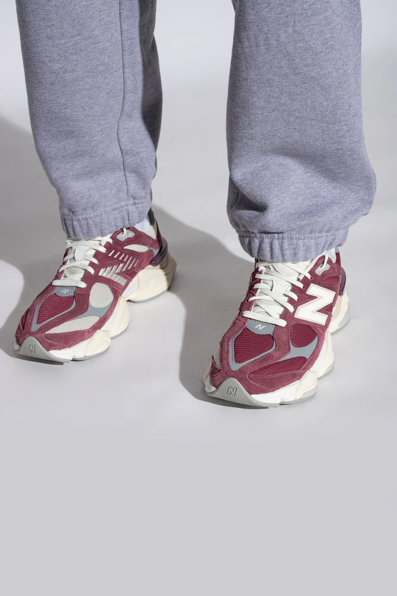 New Balance 9060 Washed Burgundy - Image 4