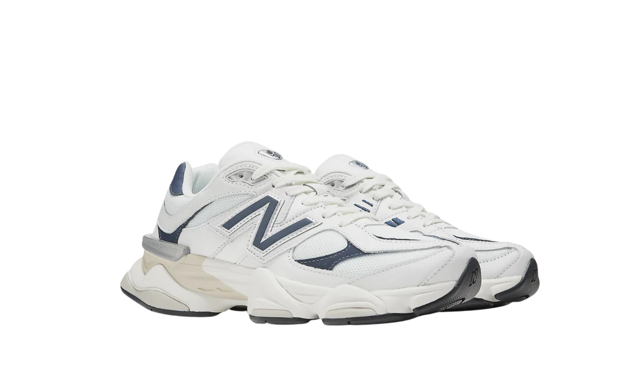 New Balance 9060 White Navy - Image 3