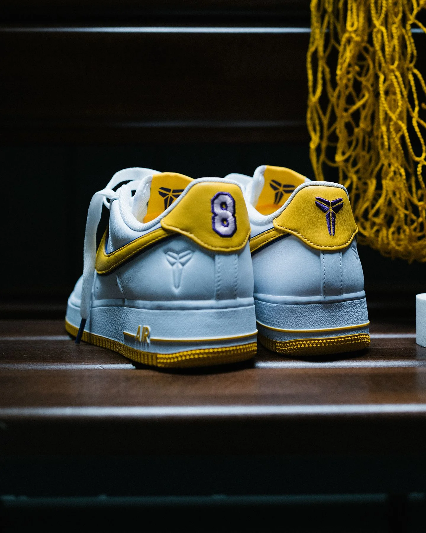 Nike Air Force 1 Low Retro QS Kobe Bryant Lakers Home - Image 6