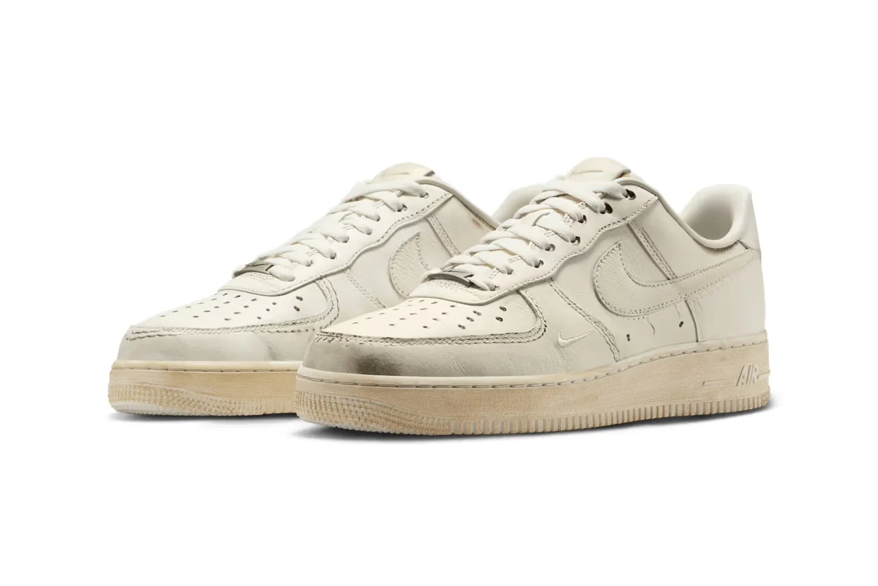Nike Air Force 1 Low .SWOOSH Dirty Triple White - Image 2