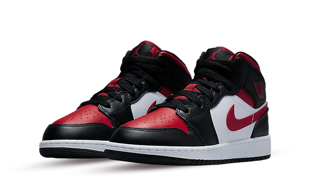 Nike Air Jordan 1 Mid Alternate Bred Toe - Image 2