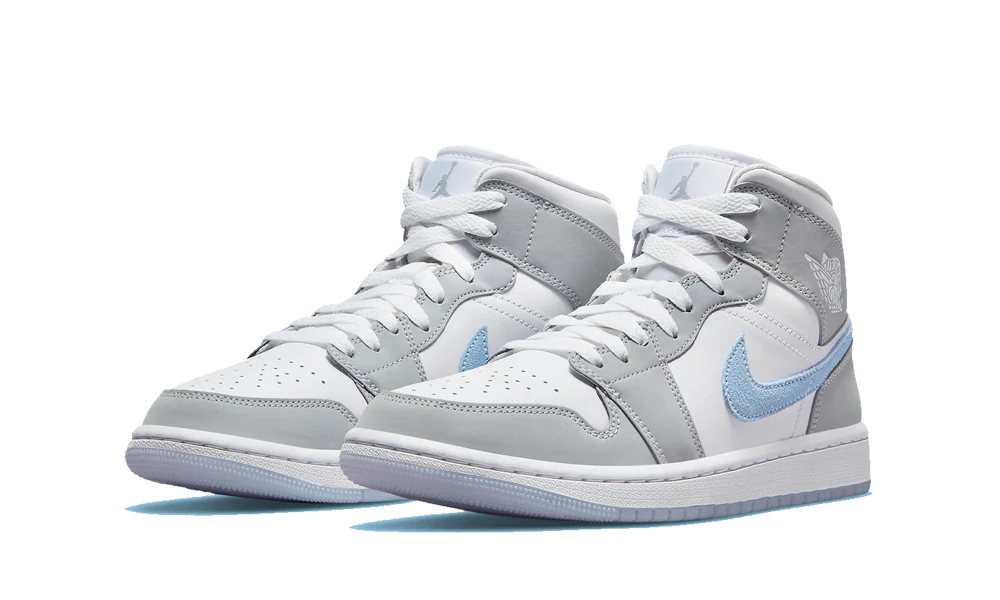 Nike Air Jordan 1 Mid Aluminium Wolf Grey - Image 2