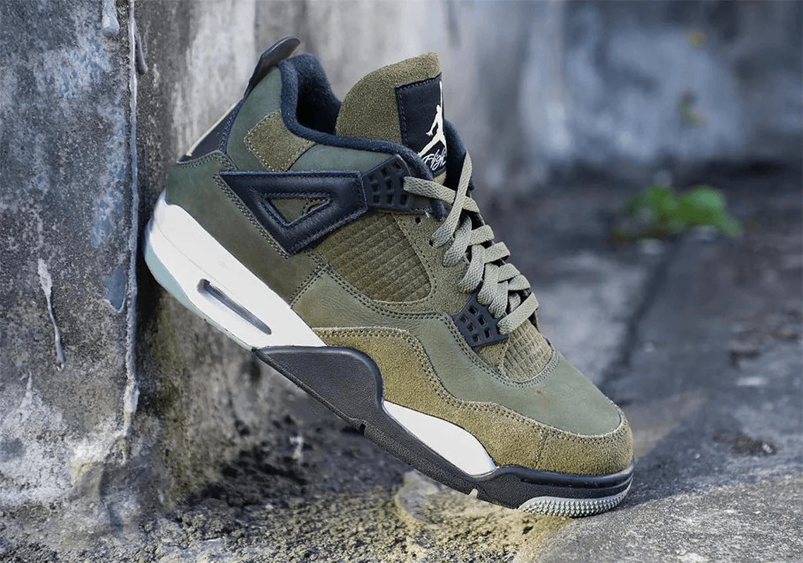 Nike Air Jordan 4 Craft Medium Olive - Image 4