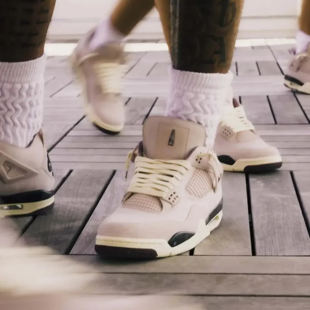 Nike Air Jordan 4 Fossil Stone x A Ma Maniére - Image 2