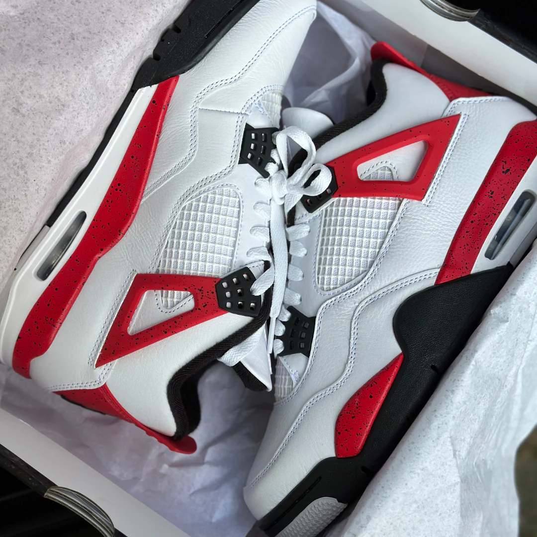 Nike Air Jordan 4 Retro Red Cement - Image 4