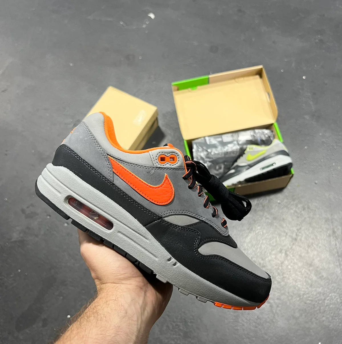 Nike Air Max 1 HUF Brilliant Orange - Image 4