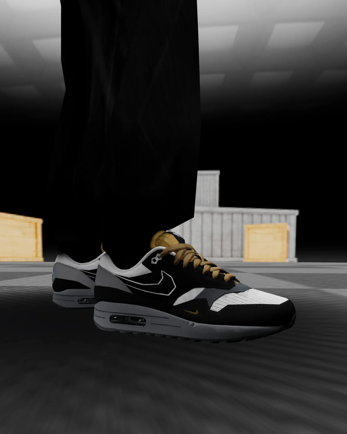 Nike Air Max 1 .SWOOSH Low Poly Big Head Mode - Image 2
