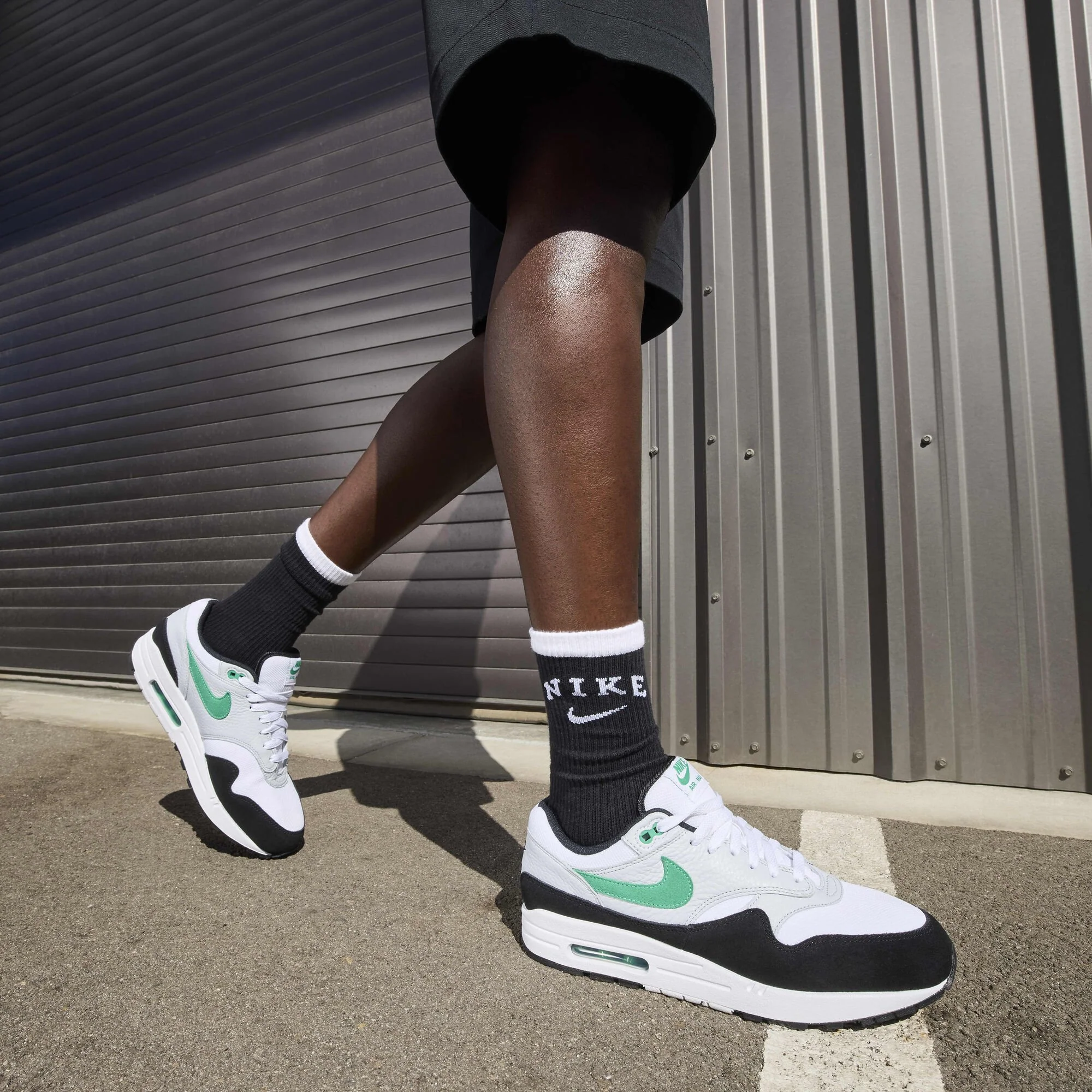 Nike Air Max 1 White Black Stadium Green - Image 2
