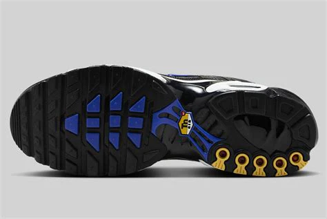 Nike Air Max Plus White Black Racer Blue - Image 5