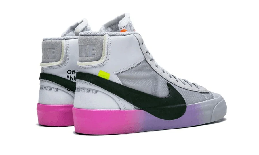 Nike Blazer Mid Off-White Wolf Grey Serena Queen - Image 5