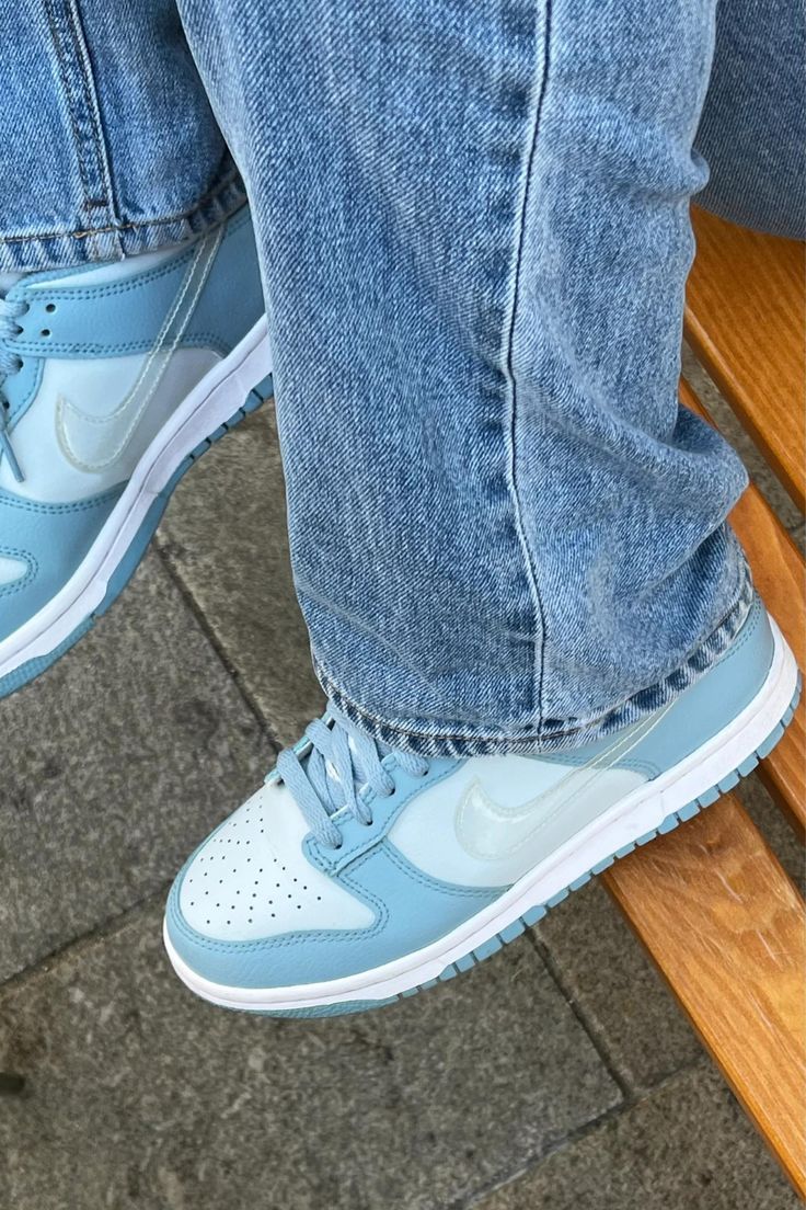 Nike Dunk Low Auro Worn Blue Clear - Image 2