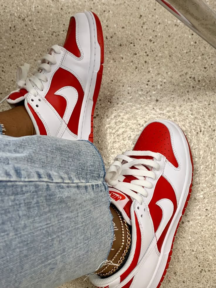Nike Dunk Low Championship Red 2021 - Image 2