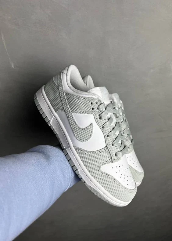 Nike Dunk Low Grey Corduroy - Image 2