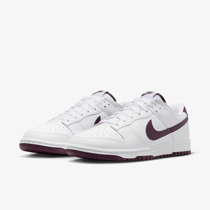 Nike Dunk Low Retro White Night Maroon - Image 5