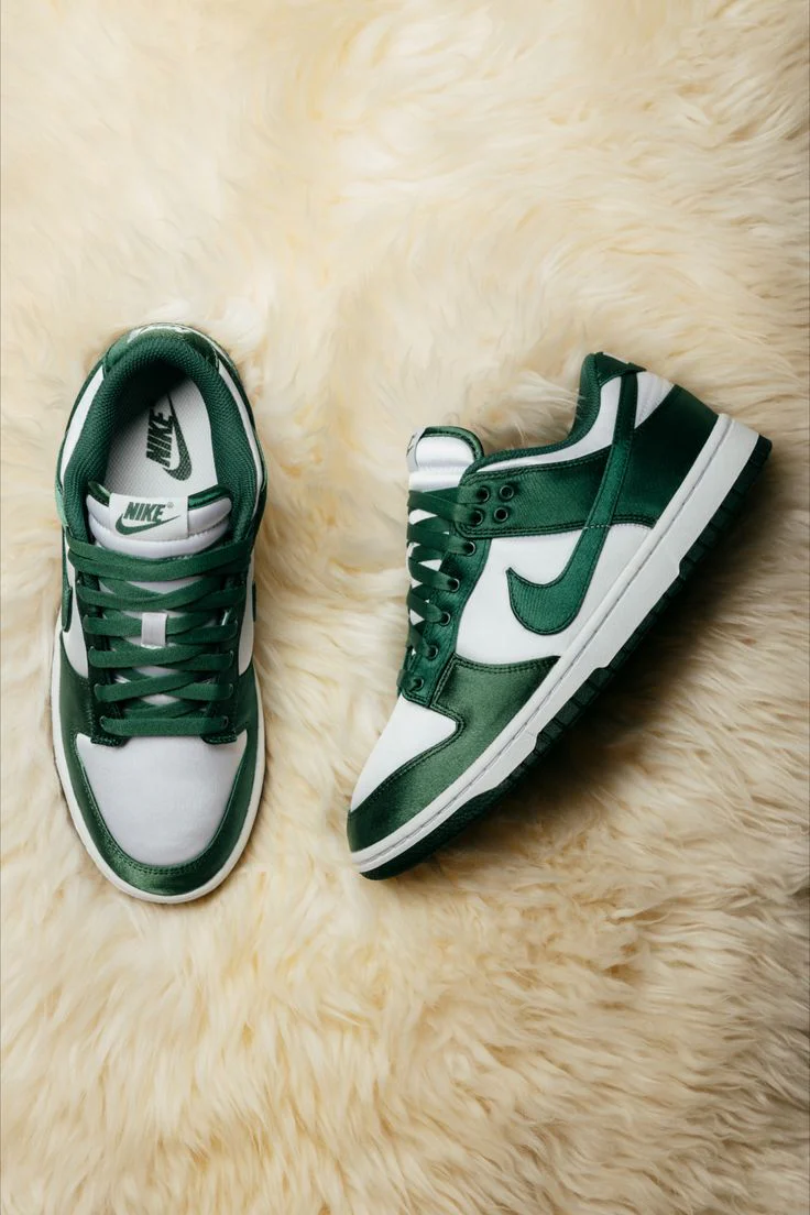 Nike Dunk Low Satin Green - Image 2