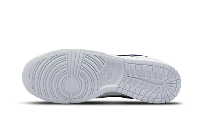 Nike Dunk Low White Grey Navy Aqua Mini Swoosh - Image 10