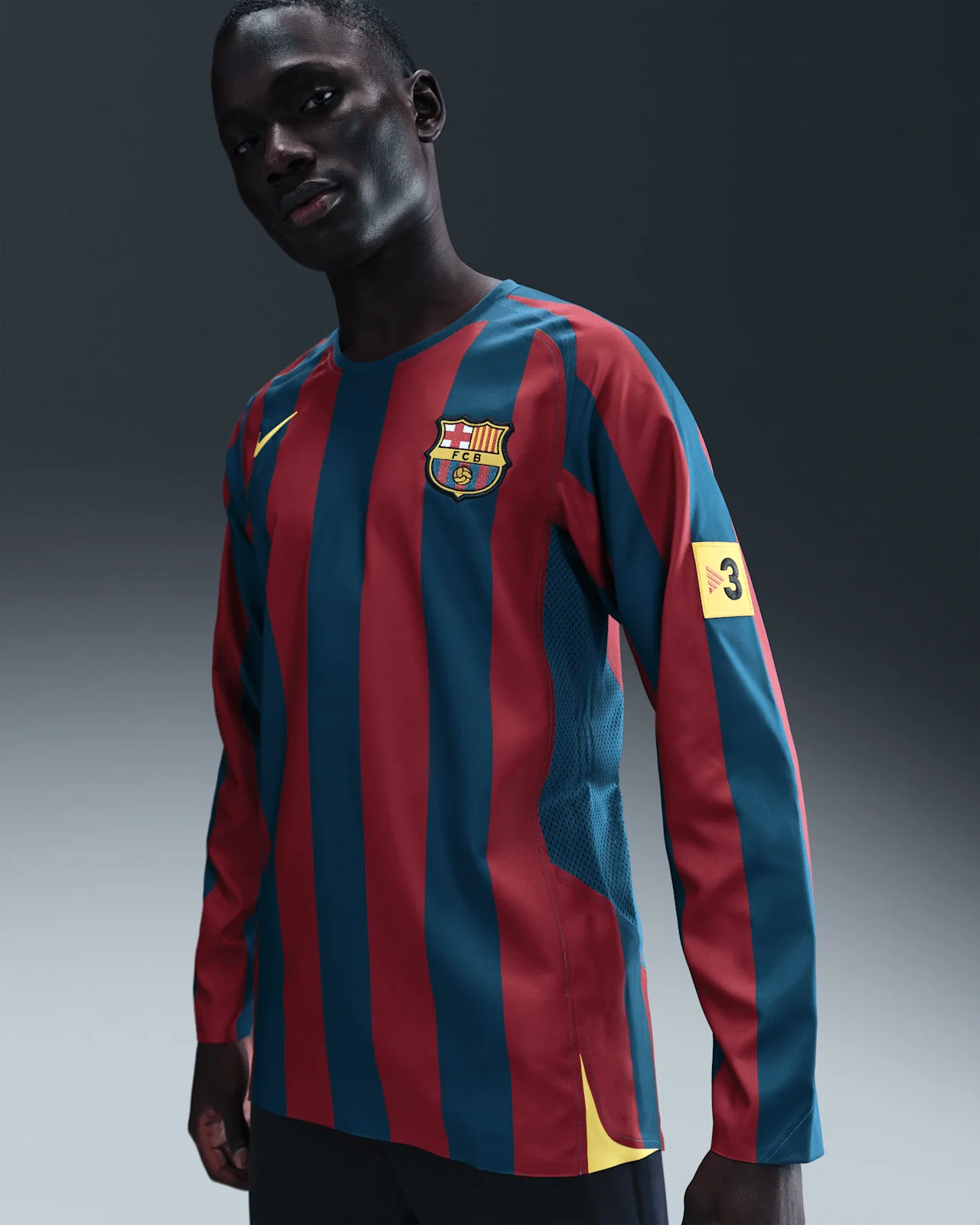 Nike FC Barcelona 2005 Reissue Replica L/S Jersey - Image 2
