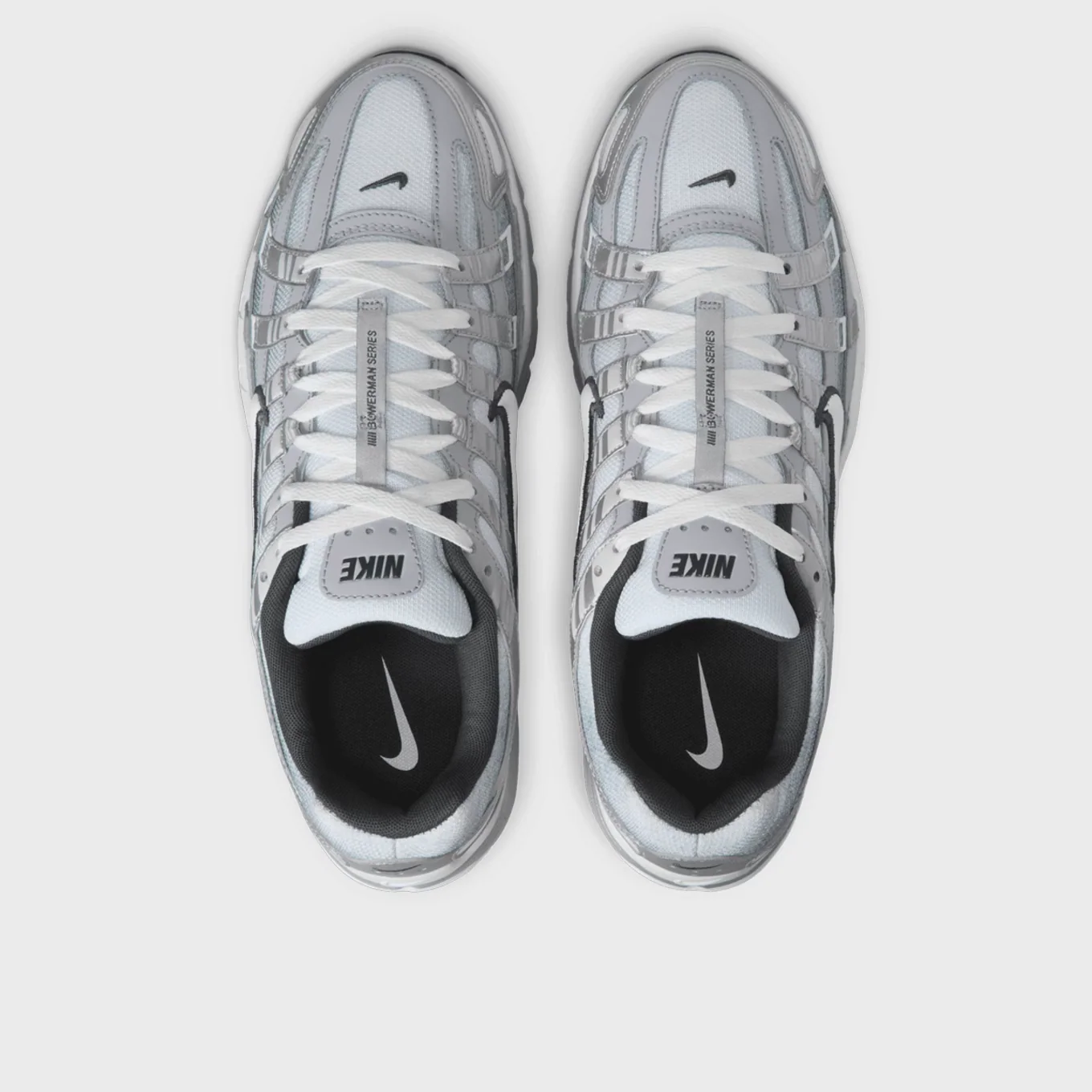 Nike P-6000 Metallic Silver Summit White-Wolf Grey - Image 5