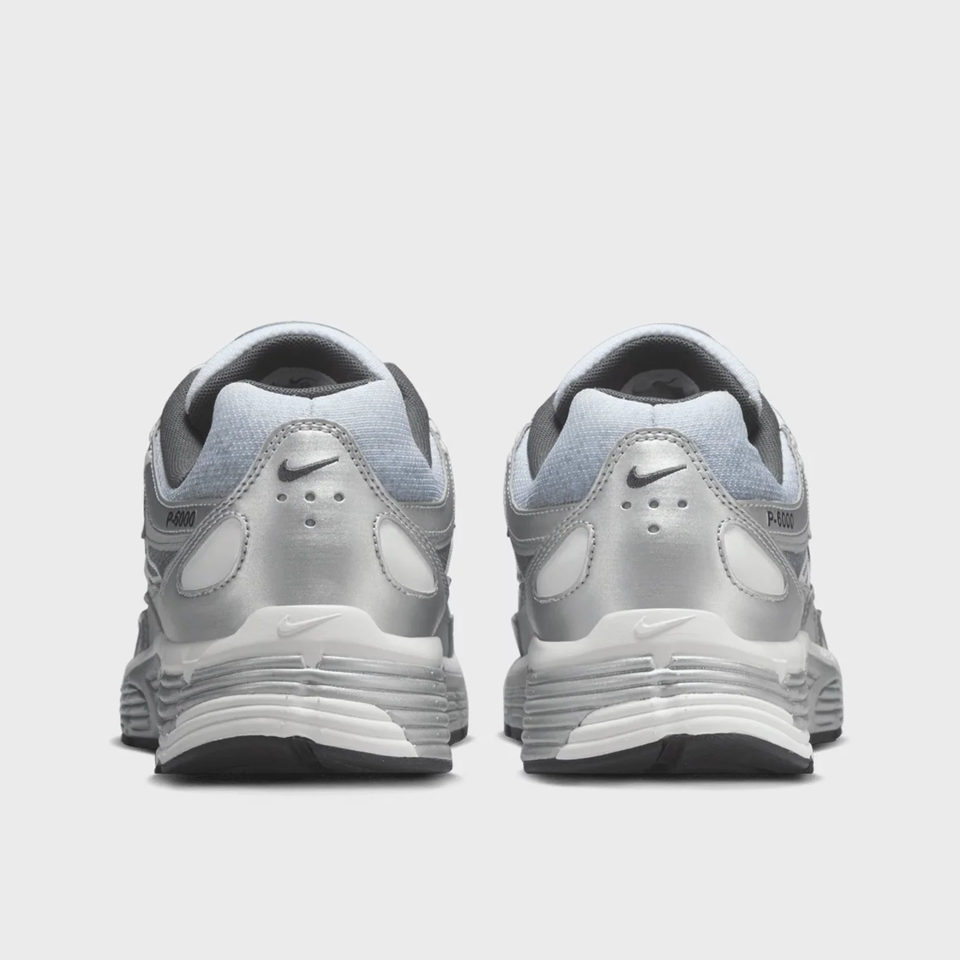 Nike P-6000 Metallic Silver Summit White-Wolf Grey - Image 6