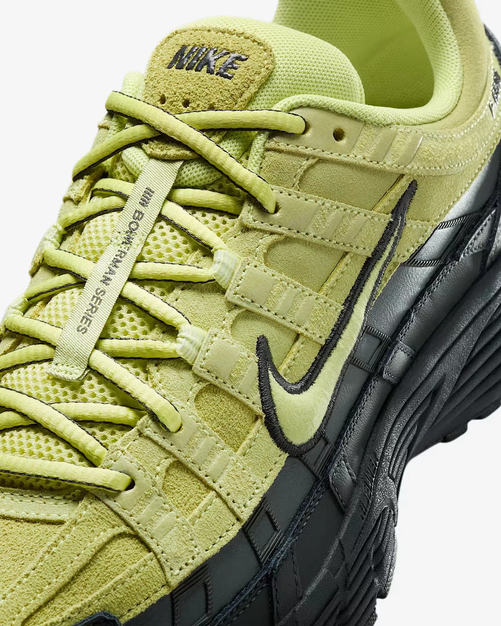 Nike P-6000 Premium Limelight Dark Smoke Grey - Image 2