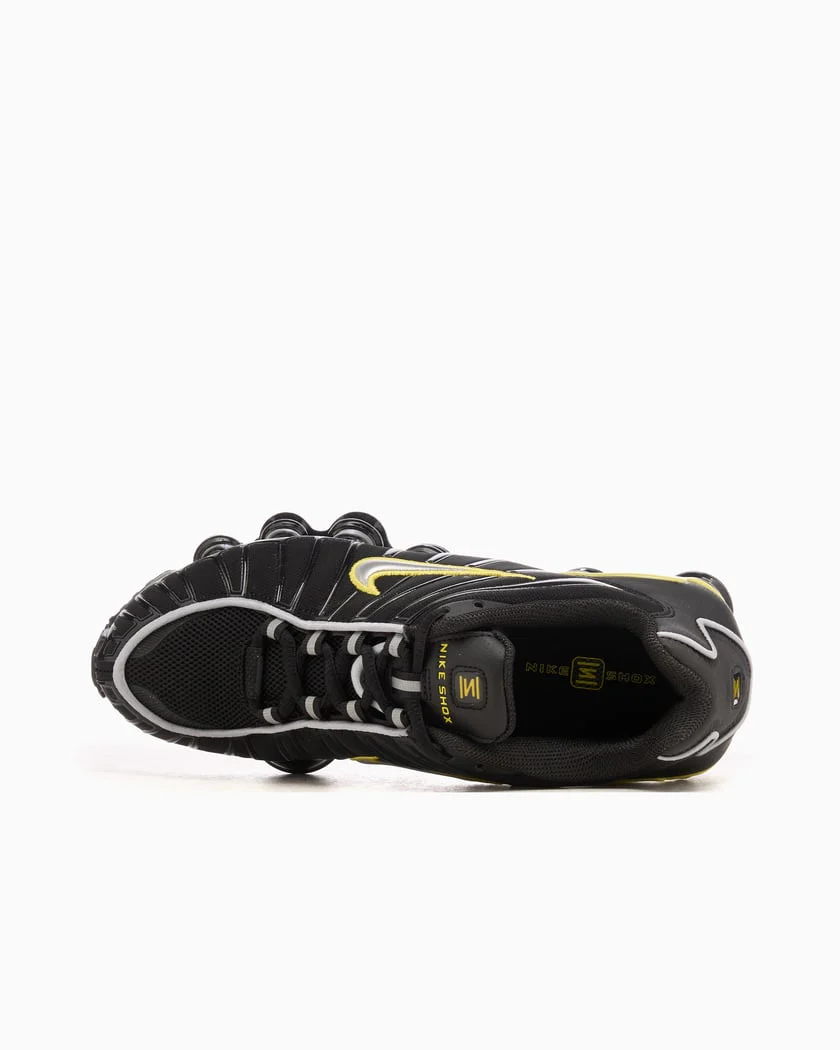 Nike Shox TL Black Dynamic Yellow Metallic Silver - Image 6