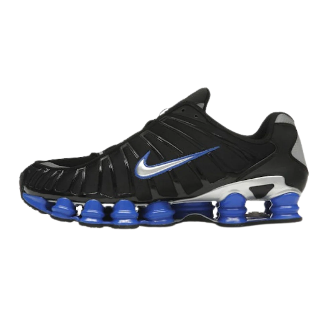 Nike Shox TL Black Racer Blue Metallic Silver