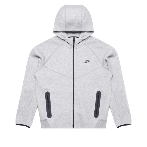 Nike Sportswear Tech Fleece Full-Zip Hoodie & Joggers Set Dark Heather Grey/Black - Image 2