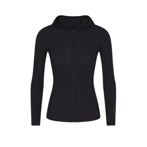 Nike x SKIMS Women's Weightless Layers Zip Up Hoodie Obsidian