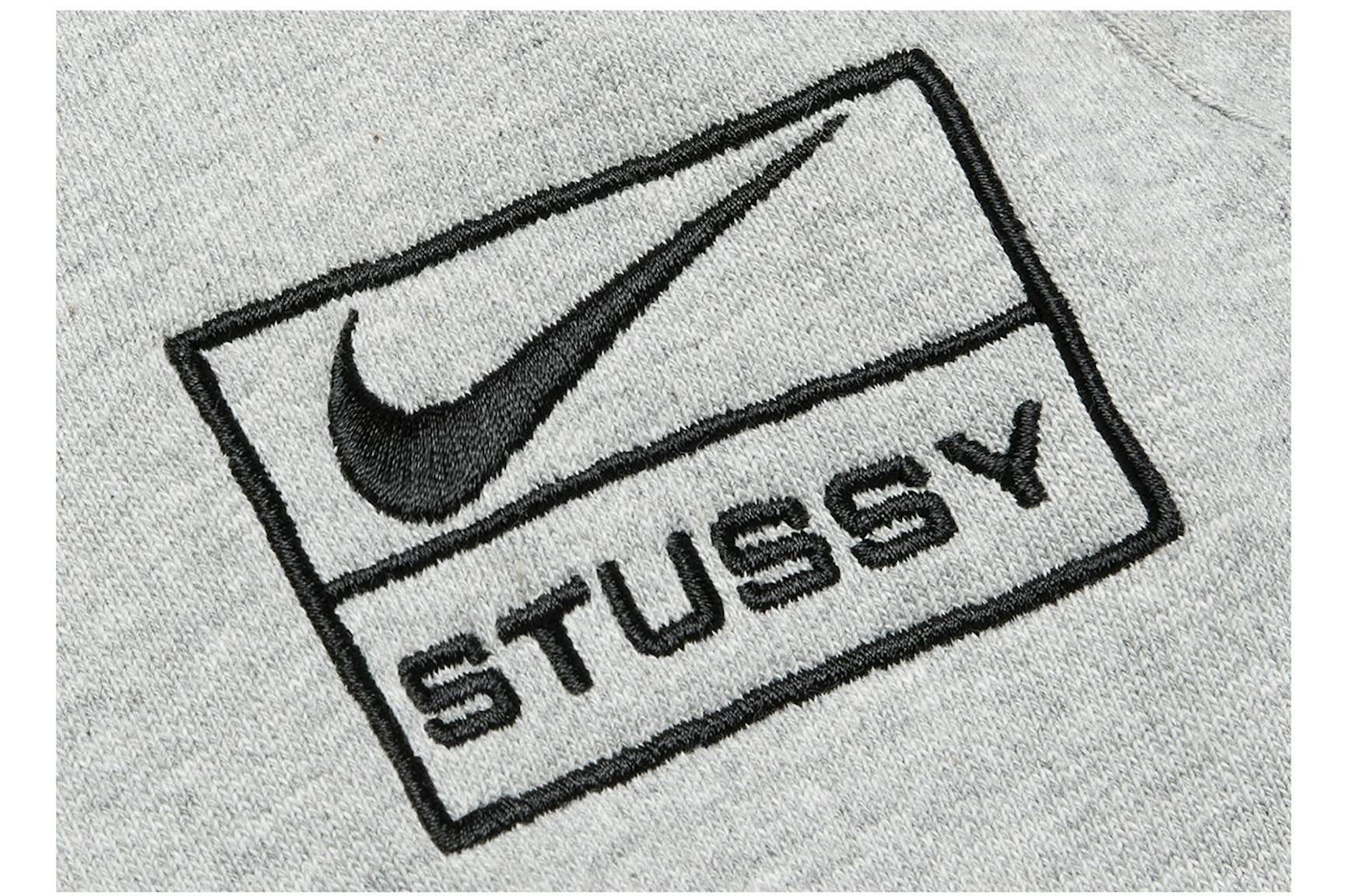 Nike x Stussy Fleece Sweatpants Grey (SS23) - Image 2