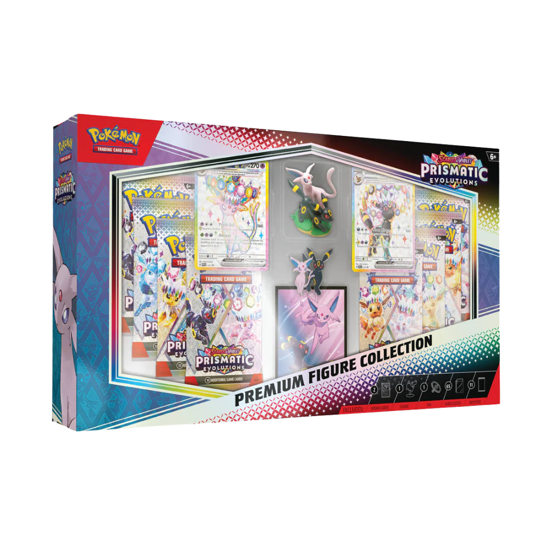 Pokémon Prismatic Evolutions Premium Figure Collection Box