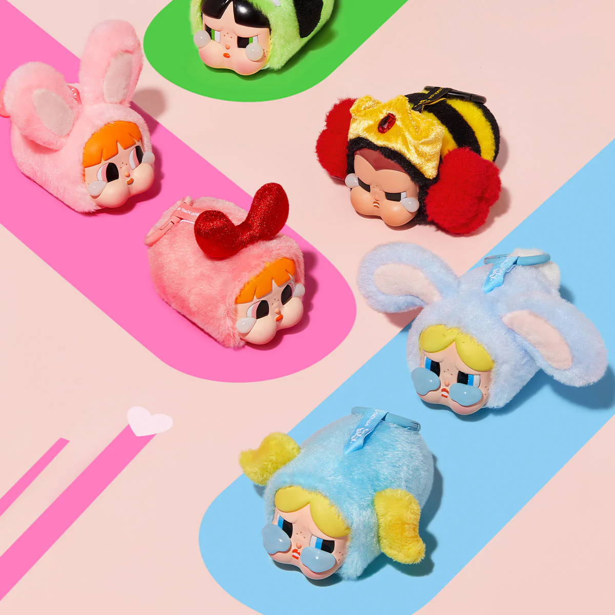 Pop Mart CryBaby x Powerpuff Girls Series Vinyl Face Plush Sealed Case - Image 6