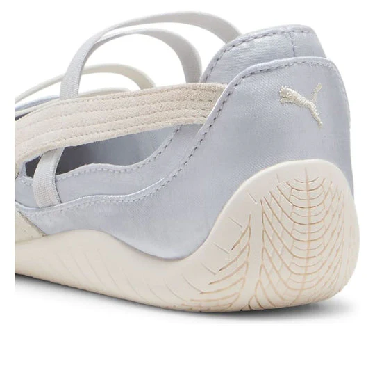 Puma Speedcat Ballet Silver Mist Warm White Satin - Image 7