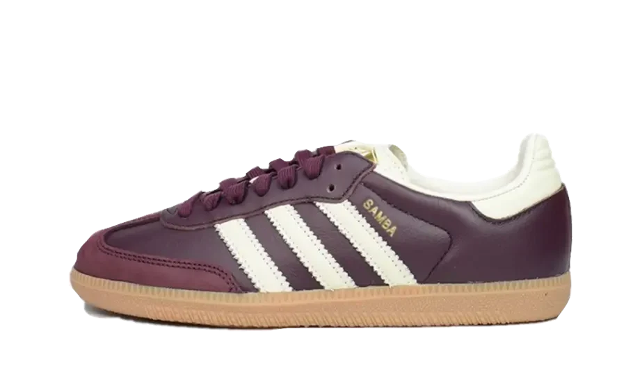 Samba OG Maroon Gold Metallic