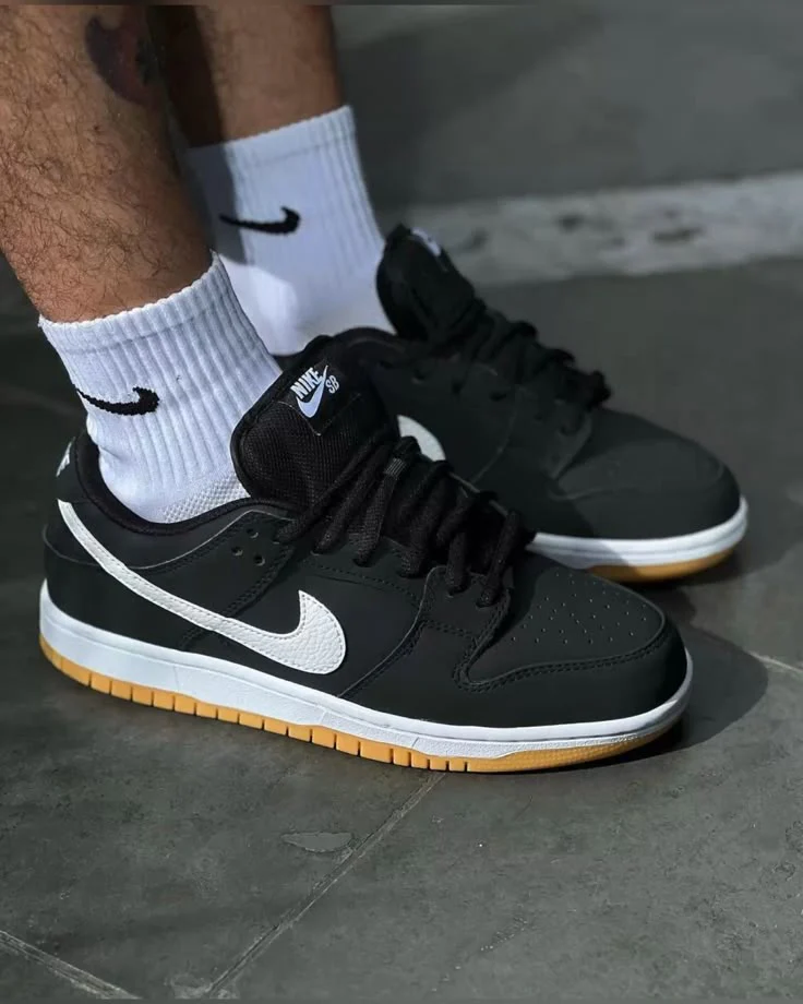 Nike SB Dunk Low Pro ISO Black Gum - Image 2
