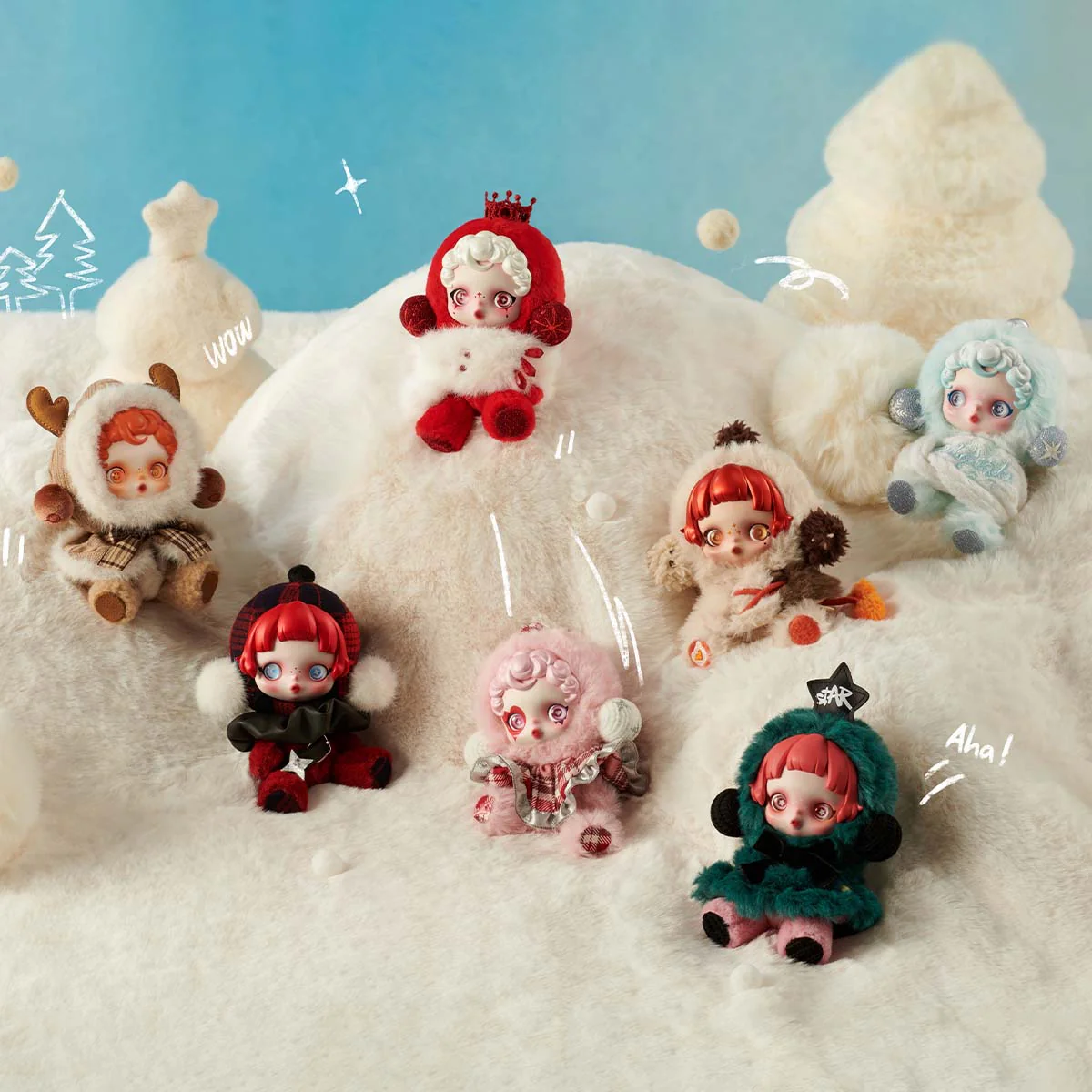 Pop Mart SKULLPANDA Winter Symphony Series Plush - Image 5