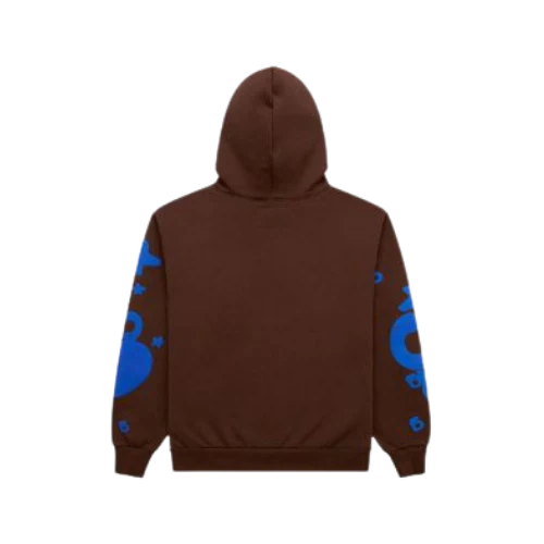 Sp5der Beluga Hoodie Brown - Image 2