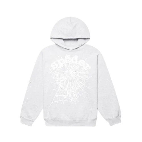Sp5der OG Web Hoodie Heather Grey