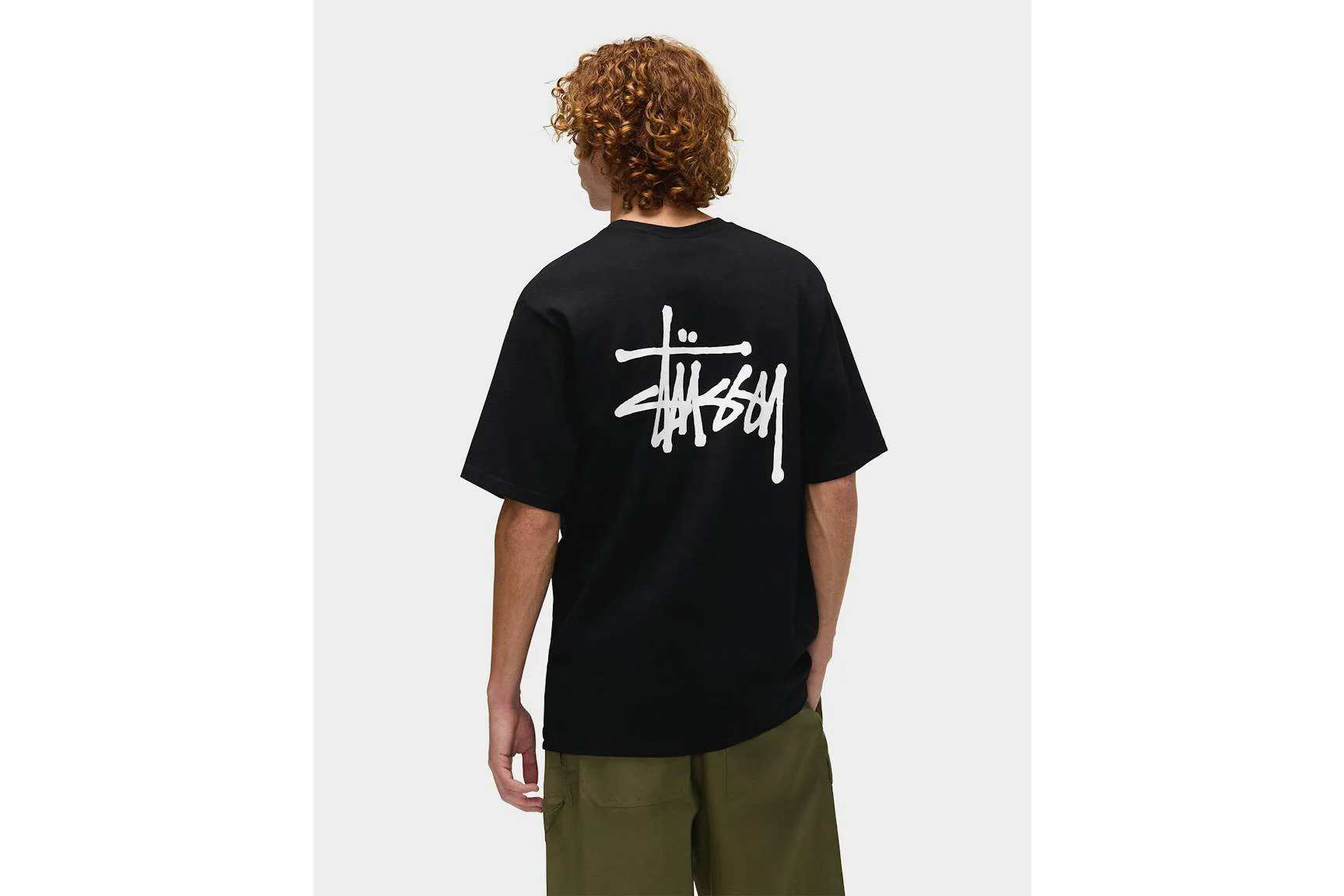 Stussy Basic T-shirt Black - Image 3