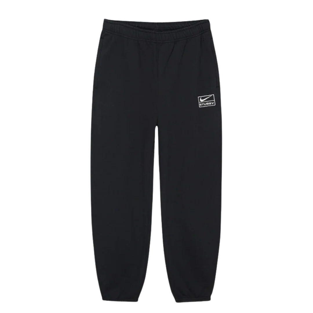 Stussy x Nike Stone Washed Fleece Pant (FW25) Black