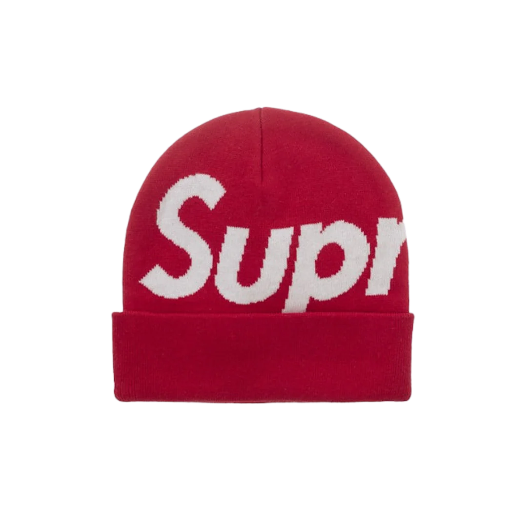 Supreme Big Logo Beanie (FW25) Red